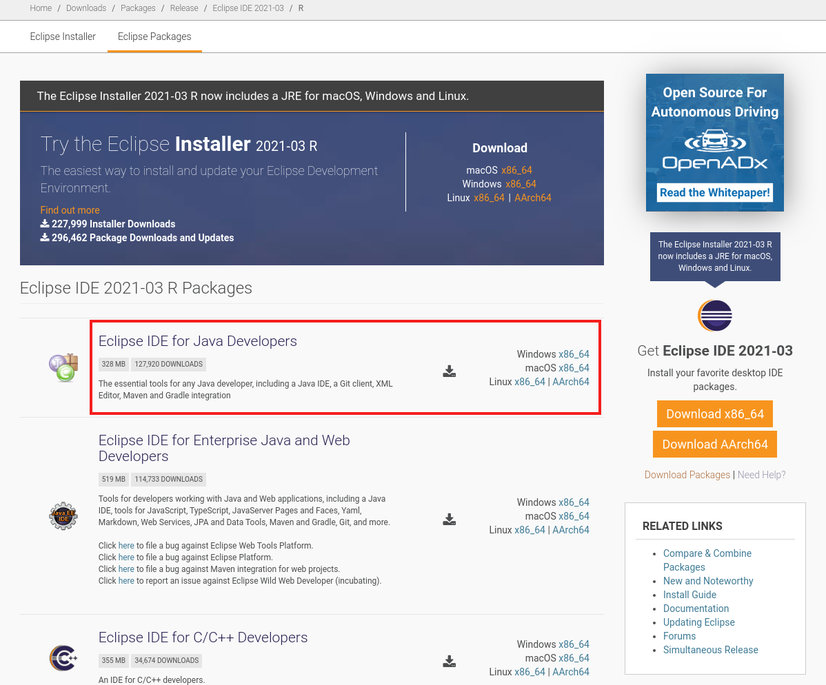 download-eclipse